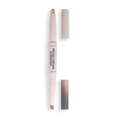 Image of Revolution Beauty, Precise Contour &amp; Highlight Stick, All In One Face Makeup Product, Highly Blendable with Matte Finish, Vegan Cruelty Free, Dark
