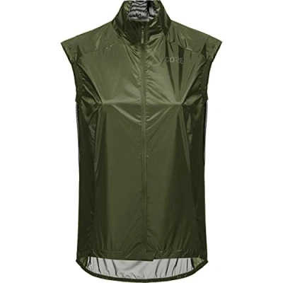 Image of GORE WEAR Women&#039;s Cycling Vest Ambient, TEX INFINIUM, Utility Green/Black, 38