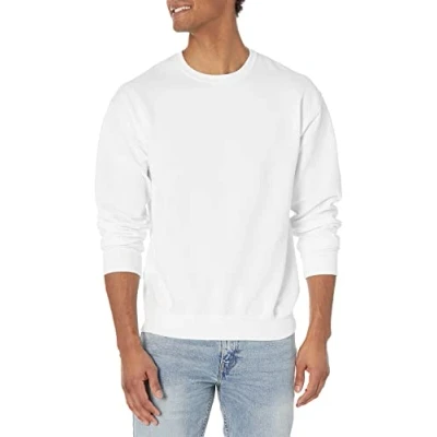 Image of Jerzees Men&#039;s Fleece Sweatshirt White XXL