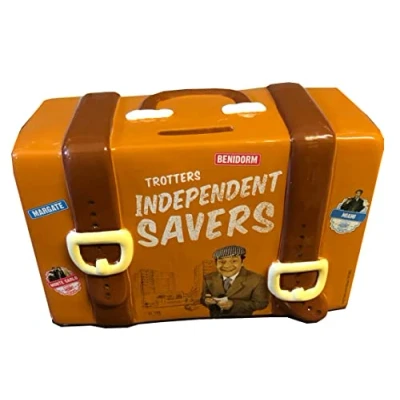 Image of Only Fools and Horses Official Del Boys Travel Suitcase Money Box Ceramic Reusable