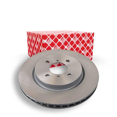 Image of 5531171L50, 5531171L51 Brake disc FEBI BILSTEIN 108626 Front Axle 272mm 22mm 4 Hole 100mm internally vented Coated SUZUKI: SWIFT