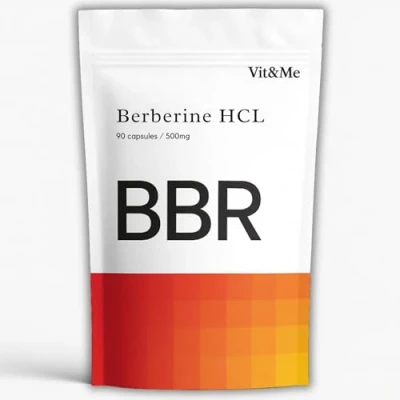 Image of Berberine Supplement 500mg 90 Capsules 98% Pure HCL Blood Sugar Support, AMPK Metabolism, Heart &amp; Gut Health Vegan, Non GMO Flexible Dosage: 500mg, 1000mg, 1500mg Vit&amp;Me