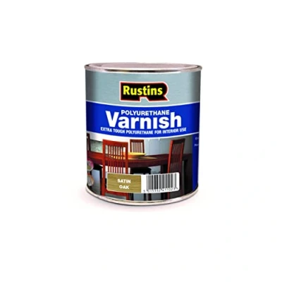 Image of Rustins Polyurethane Varnish Oak Satin 250ml