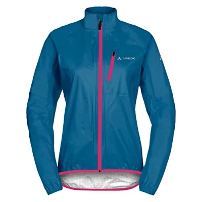 Image of VAUDE Women&#039;s Drop Jacket III, Lightweight Rain Jacket, Waterproof and Feather Light, Ceplex Active Technology, Breathable Compact Packable, Environmentally Friendly with Eco Finish, Reflective