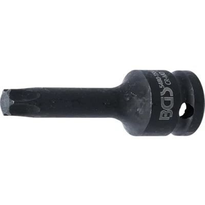 Image of BGS 5480 T55 Impact Bit Socket length 75 mm 12.5 (1/2&quot;) Drive T Star (for Torx)