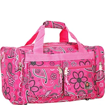Image of Rockland Duffel Bag, Pink Bandana, 19 inch, Bag