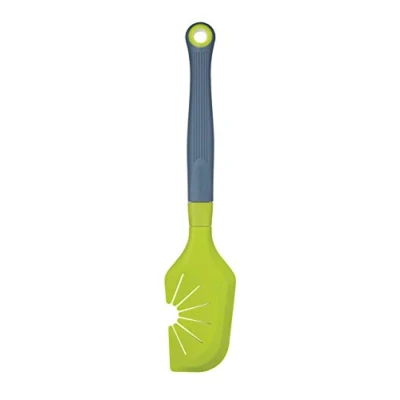 Image of Colourworks &#039;The Swip&#039; Silicone Spatula and Whisk Cleaner Tool, Apple, 29 cm,Green