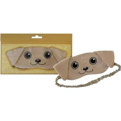 Image of Dog Animal Plush Sleep Eyemask (Golden Labrador Retriever)