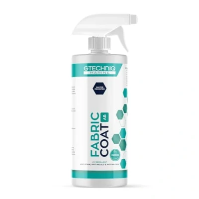 Image of Gtechniq Marine Fabric Coat Invisible Waterproof Spray Protection for Boat &amp; Yacht Seats, Upholstery and Awnings, Hydrophobic Stain Remover 500ml