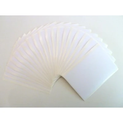Image of 20 Labels, 99x65mm Rectangle, White, Colour Code Stickers, Self Adhesive Sticky Coloured Labels