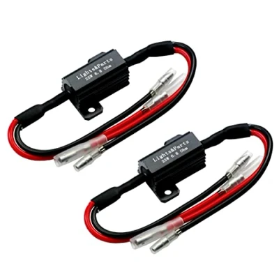 Image of L &amp; P Car Design 2 x 25W 6.8 Ohm Power Resistor Load Resistance for SMD LED Mini Indicators, 12V