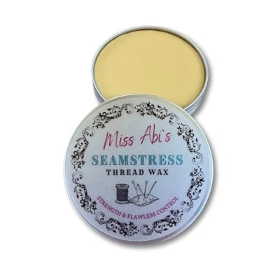 Image of Miss Abi’s Beeswax Thread Conditioner Wax Thread, for Sewing &amp; Embroidery Magic Conditioner, Waxed Cross Stitch Sewing,