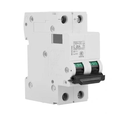 Image of 2P 250V Low voltage DC Miniature Circuit Breaker For Solar Panels Grid System din rail mount(25A, 40A)(25A)
