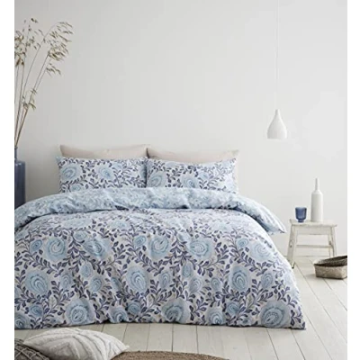 Image of Pineapple Elephant Cabana Cotton King Duvet Set Teal