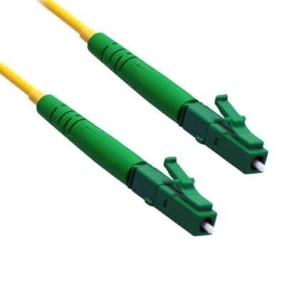 Image of LC/APC Long CHB Rugged 10 Meter Simplex Fibre Optic Patch Cable LC APC Single Mode OS2 9/125 Yellow Lead 3mm SM Fiber Patchcord (LC/APC LC/APC, Meter)
