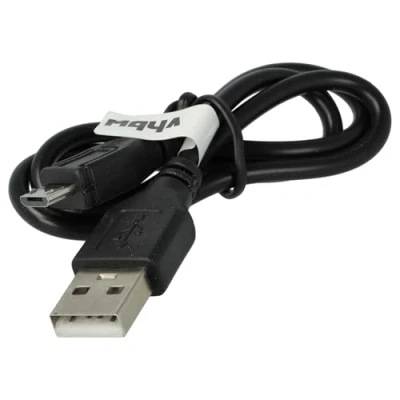 Image of vhbw Micro USB Cable for Panasonic HC VX870, VX878, VX980, VX989 Camera, Black, 30 cm
