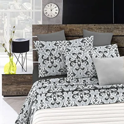 Image of Italian Bed Linen Fantasy Sheet Set in Printed Microfiber, Decor, Single