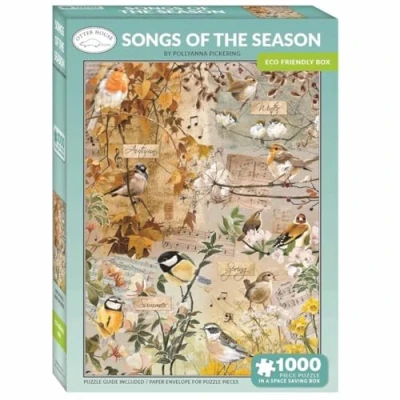 Image of Otter House 1000 Piece Rectangular Jigsaw Songs Of The Season