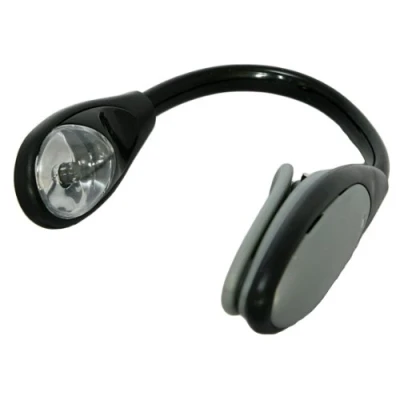 Image of Status LED Book Light Clip On Reading Multi Colour SLEDBLS4