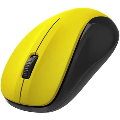 Image of Hama Wireless Mouse 3 Buttons 2.4GHz 1200dpi Optical Computer for Laptop PC Notebook Silent Battery Right Handed Left USB Receiver Yellow