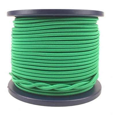 Image of 8mm Emerald Green Elastic Bungee Shock Cord, Tie Down, Heavy Duty x 25 Metres