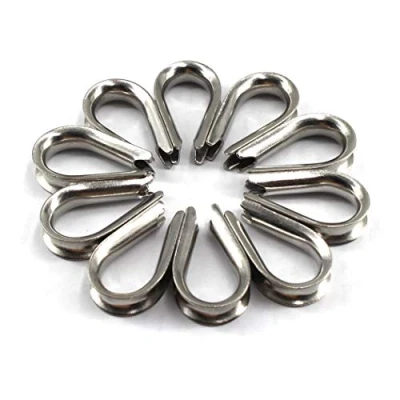 Image of M2 304 Stainless Steel Wire Rope Thimble For Cable Thimbles Rigging (20PCS)