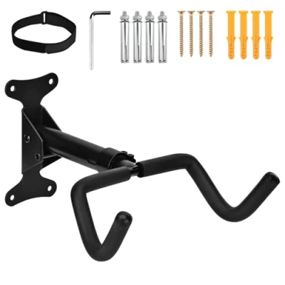 Image of Bike Wall Mount Hanger,Bike Rack for Garage,Wall Bicycle Storage Indoor,Bike Horizontal Holder Your Road, Mountain or Hybrid Bikes in Garage Home