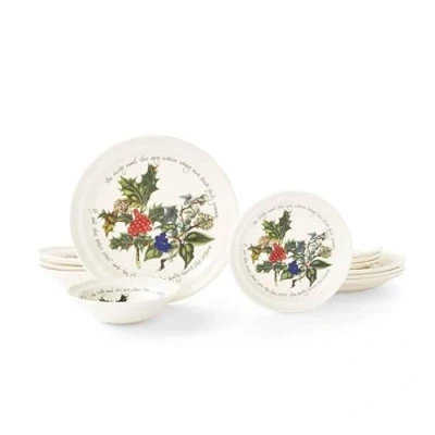 Image of Portmeirion The Holly and Ivy 12 Piece Dinner Set