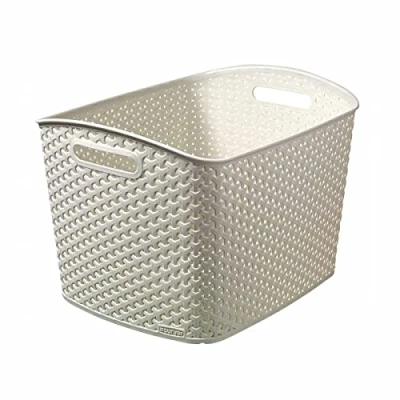 Image of Curver My Style XL Basket 28 Litre Color: Cream