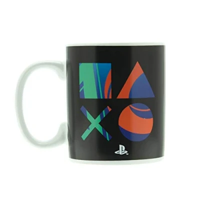Image of Paladone PlayStation Icons Heat Change Mug Officially Licensed Ceramic Coffee Cup, Add Hot Beverage to Reveal Senstive Design, 296ml (10 fl oz)