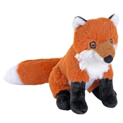 Image of Wild Republic Cuddlekins Eco Mini Red Fox, Stuffed Animal, 8 Inches, Plush Toy, Fill is Spun Recycled Water Bottles, Friendly