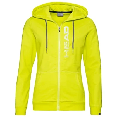 Image of HEAD Women&#039;s Club Greta Hoodie Fz W Tracksuits, Yellow/White, S