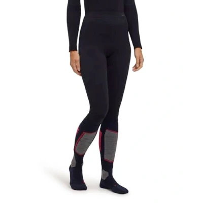 Image of FALKE Women&#039;s Warm Long W TI Functional Yarn Quick Dry 1 Piece Base Layer Bottom, Black (Black 3000) new eco friendly, L