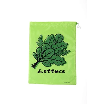 Image of Kikkerland CU240 Polyester Lettuce Bag, Green