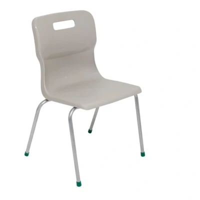 Image of Titan 4 Leg Chair Size 5 430mm Seat Height Grey T15 GR
