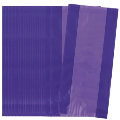 Image of Unique Party 62025 Cellophane Purple Bags, Pack of 30
