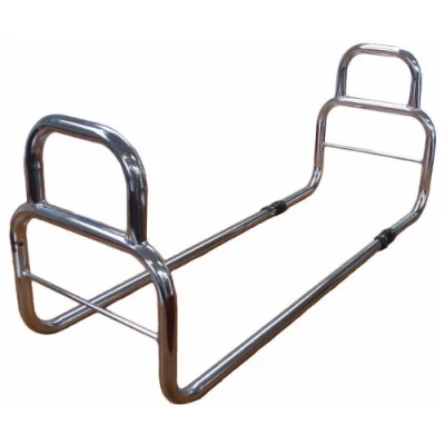 Image of Aidapt Chrome Easy Fit Bed stick Transfer Rail Design to Help Getting In and Out of