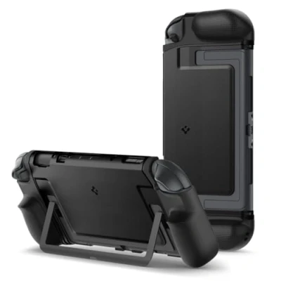 Image of Spigen Dual Grip Case Compatible with Nintendo Switch 2 Black