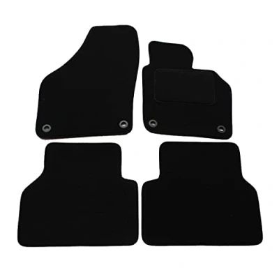 Image of Tailored Black floor Car Mats for Tiguan mk1 2007 2015 4pcs