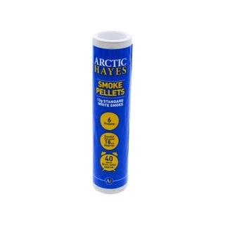 Image of Arctic Hayes Smoke Pellets Standard 13g White (Tube 6) ARCPH001