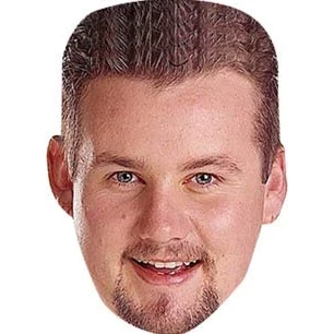 Image of FoxyPrinting Toby Neighbour Celebrity Cardboard Party Face Mask Fancy Dress