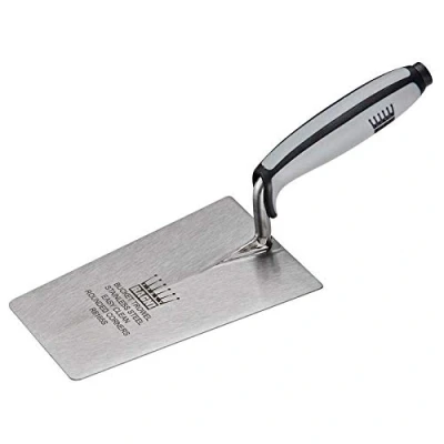 Image of Ragni R6165S 6 1/2&quot; Stainless Steel Bucket Trowel, Silver