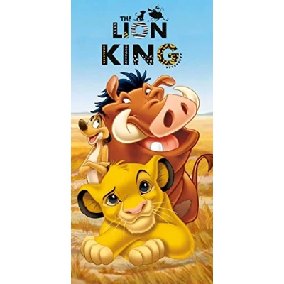 Image of Jerry Fabrics Disney Lion King Beach Towel Bath 70 cm x 140