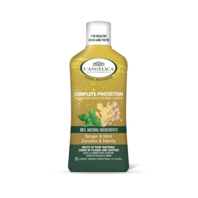 Image of L&#039;ANGELICA Mouthwash Anti Plaque Fresh Breath 500 Ml Care And Dental Hygiene