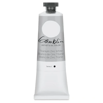 Image of Gamblin : Artist Oil Colour 37ml Titanium Zinc White