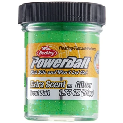Image of Berkley Powerbait Select Glitter Trout Bait Spring Green