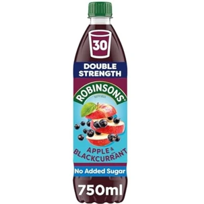 Image of Robinsons Apple &amp; Blackcurrant 750ml