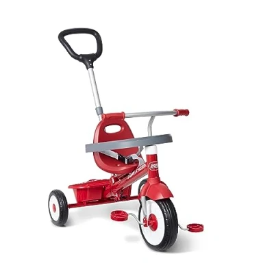 Image of Radio Flyer 456 RIDE ON TOY Stroller Tricycle, Red, L