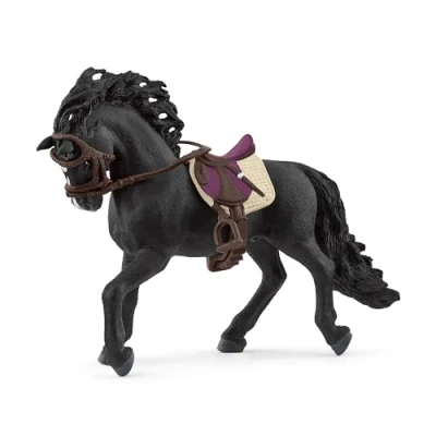 Image of schleich 42707 Pura Raza Espanola Stallion with saddle and bridle, from 5 years, HORSE CLUB Playset, 3 pieces