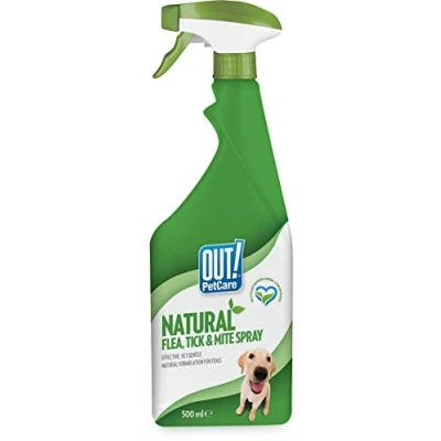 Image of OUT! Natural Flea, Tick and Mite spray for Dogs, 500 ml